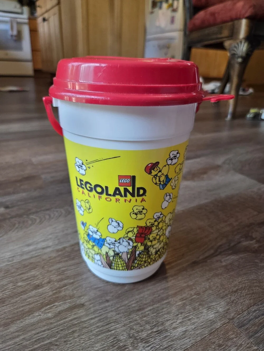 Vintage 2002 Legoland California Theme Park Collectible Popcorn Bucket Cup